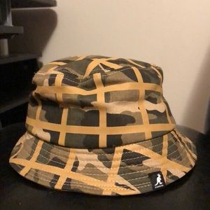 Kangol Camo Check Bucket Hat